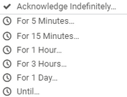 Acknowledge Alarm Context Menu Acknowledge Alarm Context Menu