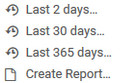 Historic Data Context Menu Historic Data Context Menu