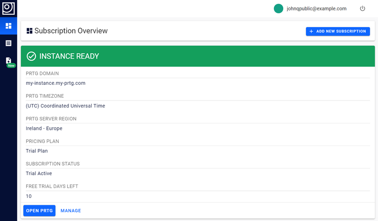 Subscription Overview Subscription Overview